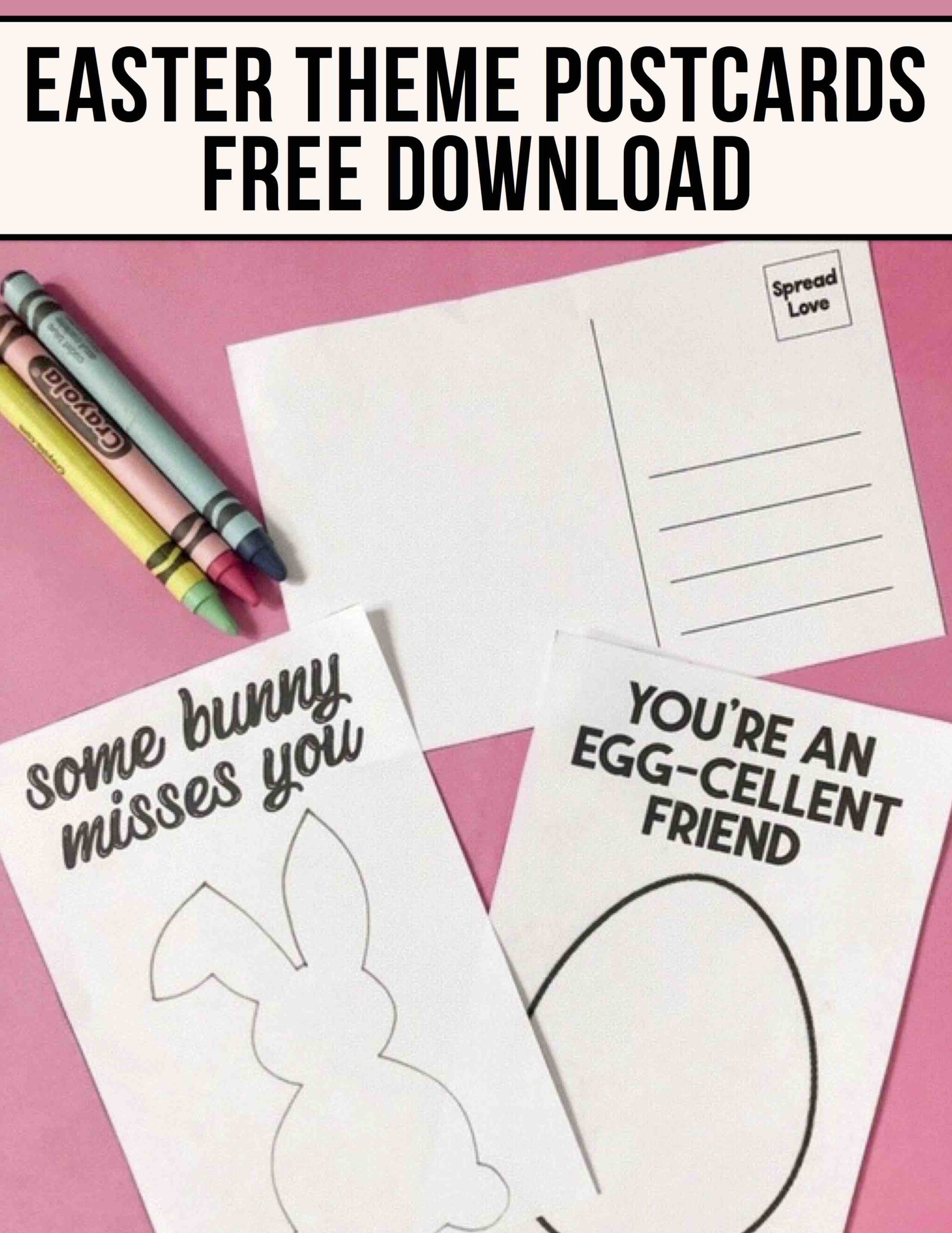 Free Printable Easter Postcards
