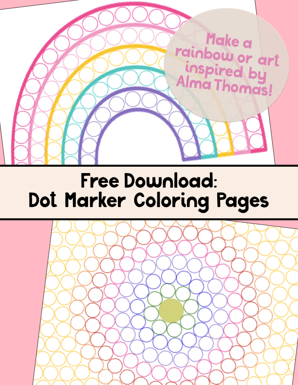 FREE DOWNLOAD: Dot Marker Coloring Pages