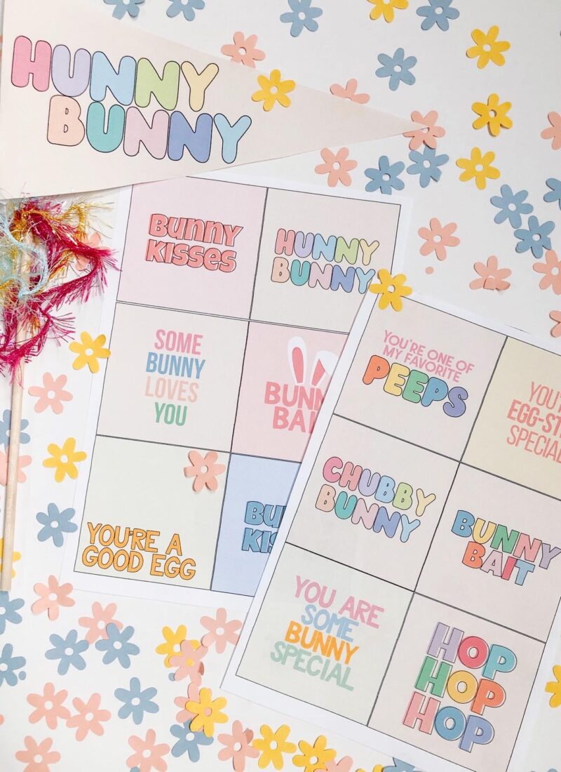 FREE DOWNLOAD: Easter Tags + Pennants