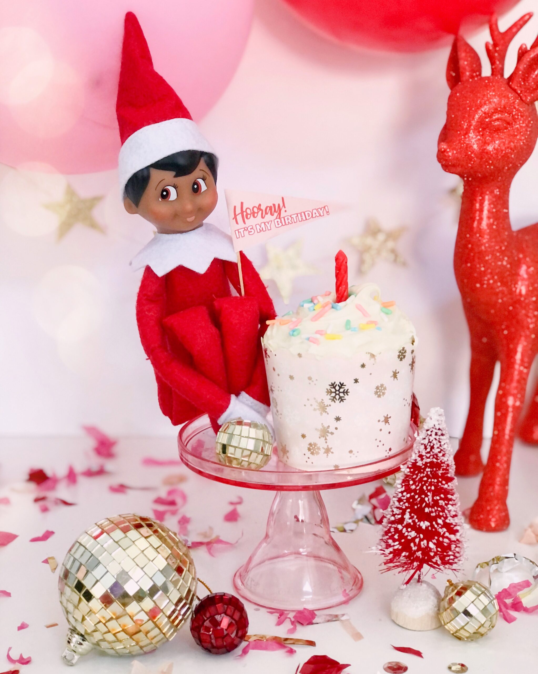 Free Download: Editable Letter From Santa For Elf On The Shelf Birthday |  The Bear And The Fawn