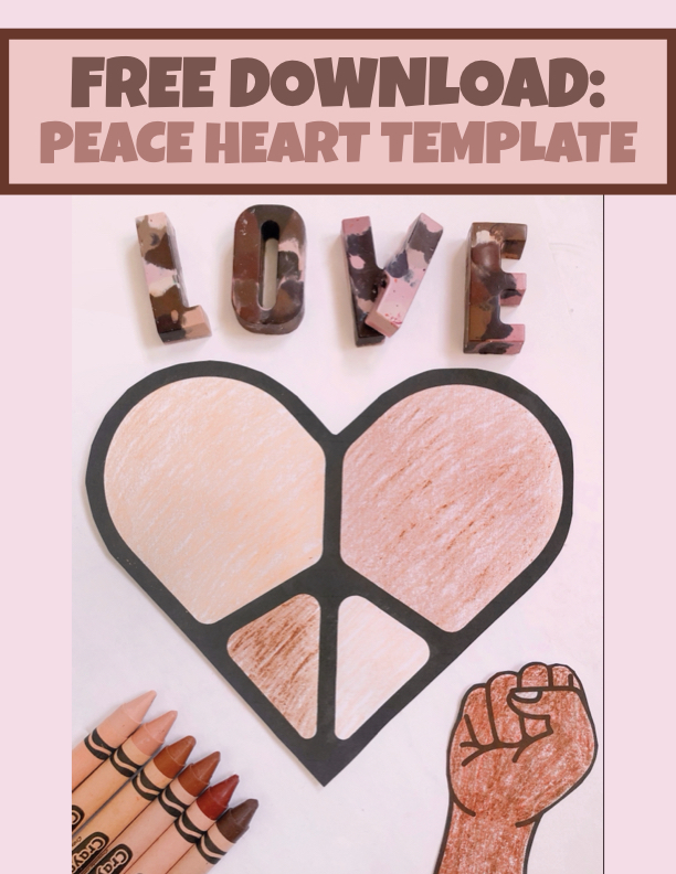 FREE DOWNLOAD: Peace Heart Template