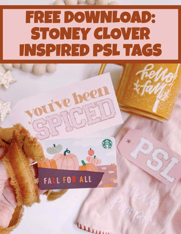 Free download: PSL Tags – Stoney Clover inspired!
